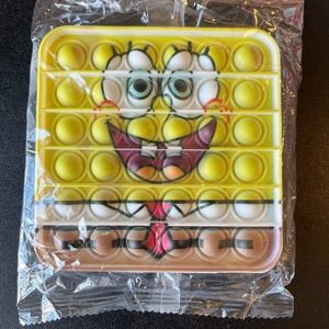 SpongeBob SquarePants Fidget Pop Bubble Popper Toy - Brand New Sealed Package